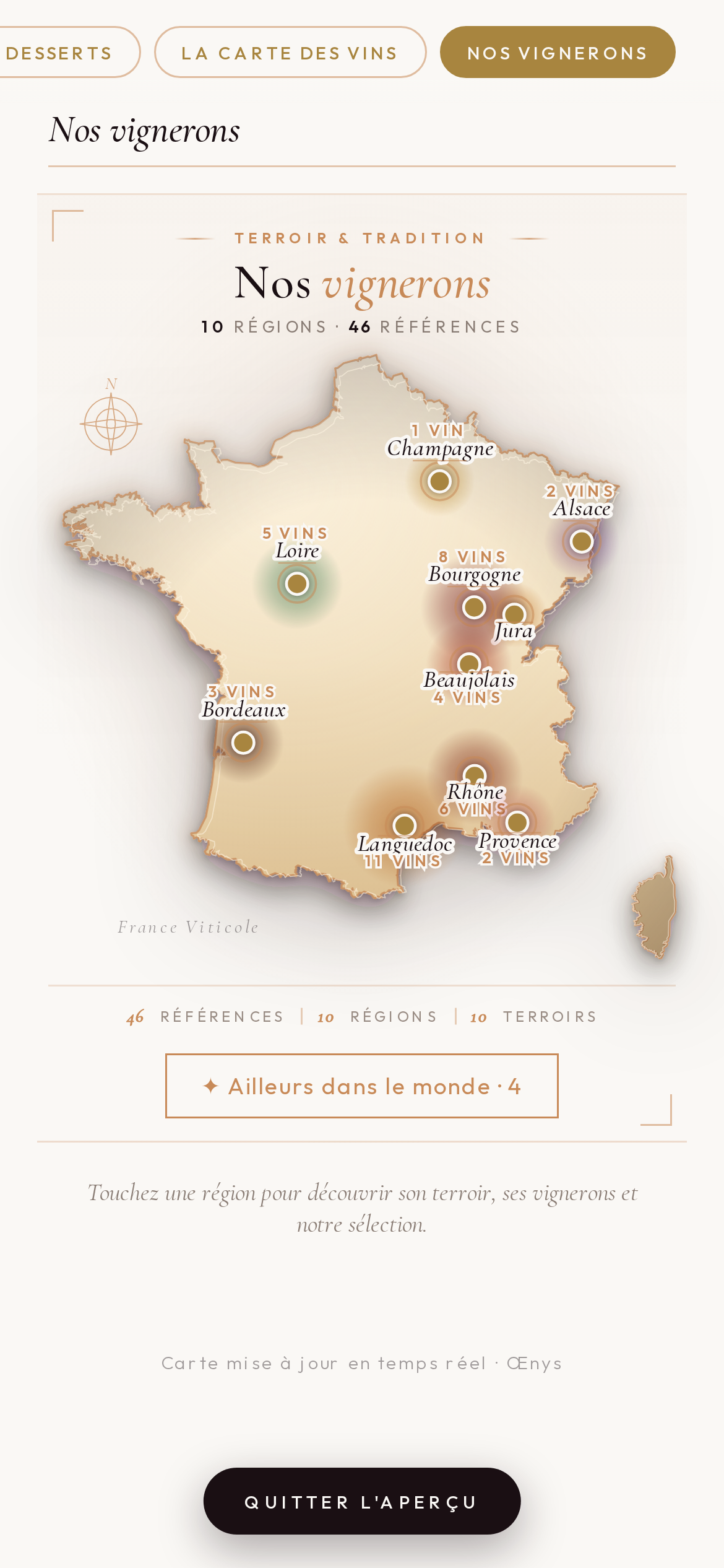 Œnys OS — Terroir vivant